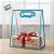 Sacola Transparente Fosca Pvc Alça Plana Azul Claro - 40x30x12cm - 1 unidade - 1 unidade - Cromus - Rizzo - Imagem 4