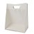Sacola Transparente Fosca Pvc Alça Plana Branca - 40x30x12cm - 1 unidade - 1 unidade - Cromus - Rizzo - Imagem 1