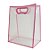 Sacola Transparente Fosca Pvc Alça Plana Rosa Claro - 30x23x15cm - 1 unidade - 1 unidade - Cromus - Rizzo - Imagem 1