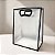 Sacola Transparente Fosca Pvc Alça Plana Preto - 30x23x15cm - 10 unidades - 10 unidades - Cromus - Rizzo - Imagem 1
