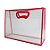 Sacola Transparente Fosca Horizontal Pvc Alça Plana Vermelha - 22x30x9cm - 1 unidade - 1 unidade - Cromus - Rizzo - Imagem 1