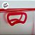 Sacola Transparente Fosca Horizontal Pvc Alça Plana Vermelha - 22x30x9cm - 1 unidade - 1 unidade - Cromus - Rizzo - Imagem 3