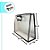 Sacola Transparente Fosca Horizontal Pvc Alça Plana Preta - 22x30x9cm - 1 unidade - 1 unidade - Cromus - Rizzo - Imagem 2
