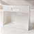 Sacola Transparente Fosca Horizontal Pvc Alça Plana Branca - 22x30x9cm - 1 unidade - 1 unidade - Cromus - Rizzo - Imagem 1