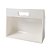 Sacola Transparente Fosca Horizontal Pvc Alça Plana Branca - 22x30x9cm - 1 unidade - 1 unidade - Cromus - Rizzo - Imagem 1