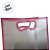 Sacola Transparente Fosca Pvc Alça Plana Rosa Claro - 25x15x9cm - 1 unidade - 1 unidade - Cromus - Rizzo - Imagem 3