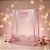 Sacola Transparente Fosca Pvc Alça Plana Rosa Claro - 25x15x9cm - 1 unidade - 1 unidade - Cromus - Rizzo - Imagem 1