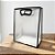 Sacola Transparente Fosca Pvc Alça Plana Preto - 25x15x9cm - 1 unidade - 1 unidade - Cromus - Rizzo - Imagem 1