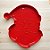 Bandeja Decorativa - Papai Noel Vermelho - 20x22x3cm - 1 unidade - Rizzo - Imagem 1