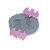 Molde de Silicone Dupla De Morcegos  Ref. 343 Flexarte ​ - Imagem 1