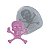 Molde de silicone Caveira Pirata Ref. 254 Flexarte - Imagem 1