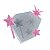 Molde de Silicone Varinha Mágica + Estrelas Ref. 219 Flexarte - Imagem 1