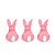 Molde de Silicone Trio de Coelhinhos Ref. 508 Flexarte - Imagem 2