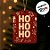 Tag Decorativa de Natal - HoHoHo - 7x5cm - 10 unidades - Rizzo - Imagem 4