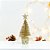 Enfeite de Natal - Mini Pinheiro Ouro - 13x5x5cm - 1 unidade - Cromus - Rizzo - Imagem 1