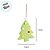 Enfeite Para Pendurar de Natal - Arvore Verde - 13x10x2cm - 1 unidade - Cromus - Rizzo - Imagem 2