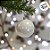 Bolas de Natal em Tubo - Branco Perolado - 8x8cm - 6 unidades - Rizzo - Imagem 4