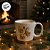 Caneca de Ceramica de Natal - Ho Ho Ho - 550ml - 1 unidade - Rizzo - Imagem 5