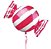 Balão de Festa Metalizado 18" 45cm - Candy Magenta - 1 unidade - Cromus - Rizzo - Imagem 1