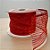 Fita Decorativa - Vermelho com Glitter - 6,3x914cm - 1 unidade - Rizzo - Imagem 1