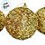 Bolas de Natal em Tubo - Ouro com Lantejoulas - 10cm - 3 unidades - Rizzo - Imagem 2