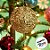 Bolas de Natal em Tubo - Ouro com Lantejoulas - 10cm - 3 unidades - Rizzo - Imagem 4