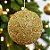 Bola de Natal - Ouro com Anéis - 15cm - 1 unidade - Rizzo - Imagem 1