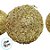 Bolas de Natal em Tubo - Ouro com Anéis - 10cm - 3 unidades - Rizzo - Imagem 2