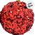 Bolas de Natal em Tubo - Vermelho com Glitter e Lantejoulas - 12cm - 2 unidades - Rizzo - Imagem 2