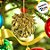 Enfeite de Pendurar de Natal - Pinha Dourada com Glitter - 8cm - 1 unidade - Rizzo - Imagem 4