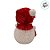 Enfeite Decorativo de Natal com Luz - Boneco de Neve com Cachecol - Vermelho - 18cm - 1 unidade - Rizzo - Imagem 4