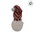 Enfeite Decorativo de Natal com Luz - Boneco de Neve com Cachecol - Vermelho e Prata - 24cm - 1 unidade - Rizzo - Imagem 4