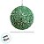 Bolas de Natal em Tubo - Verde com Glitter - 8cm - 3 unidades - Rizzo - Imagem 3