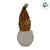 Enfeite Decorativo de Natal com Luz - Boneco de Neve com Cachecol - Dourado - 24cm - 1 unidade - Rizzo - Imagem 4