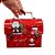 Lata de Metal de Natal - Caixa Maleta Cofre Vermelho - 13x17x8cm - 1 unidade - Rizzo - Imagem 4