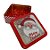 Lata De Metal De Natal Com Visor - Merry Christmas - 15x15x5cm - 1 unidade - Rizzo - Imagem 3
