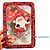 Lata De Metal De Natal Com Visor - Santa - 19x13x5,7cm - 1 unidade - Rizzo - Imagem 2