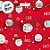 Sacola de Natal Laminada com Zip - Joyful - 46x43cm - 1 unidade - Cromus - Rizzo - Imagem 2