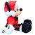 Pelúcia Mickey Mouse de Natal - Xadrez Verde e Vermelho - 45cm - 1 unidade - Disney Original - Rizzo - Imagem 4