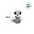 Pelúcia Minnie com Caixa de Presente Personalizado - 36cm - 1 unidade - Disney Original - Rizzo - Imagem 3