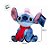 Pelúcia Stitch de Natal Personalizado - 45cm - 1 unidade - Disney Original - Rizzo - Imagem 3