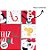 Tapete Turma do Mickey de Natal - Quadrado - 150x150cm - 1 unidade - Disney Original - Rizzo - Imagem 2