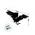 Enfeite Decorativo De Halloween - Corvo - 23x65x36cm - 1 unidade - Florarte  - Rizzo - Imagem 3