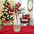 Galho Decorativo de Natal - Folhas com Frutas e Bengala Doce - 29,5x14x6,5cm - 1 unidade - Cromus - Rizzo - Imagem 1