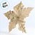 Poinsétia Decorativa - Ouro com Glitter Dourado - 26x26x10cm - 1 unidade - Cromus - Rizzo - Imagem 2