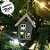 Enfeite Para Pendurar de Natal - Casinha Verde - 15x10x1cm - 1 unidade - Cromus - Rizzo - Imagem 4