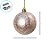 Bolas de Natal - Champanhe com Glitter Branco - 8x8cm - 6 unidades - Cromus - Rizzo - Imagem 4
