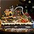 Cenário De Natal - Parque de Diversão com Som , Luz e Movimento - 55,5x38,5x34cm - RZO02337 - 1 unidade - Rizzo - Imagem 1