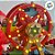 Cenário De Natal - Mini Roda Gigante com Som , Luz e Movimento - 11,5x8,5x15cm - 1 unidade - Rizzo - Imagem 5