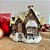 Cenário De Natal - Casa Natalina com Luz - 14,5x10x14cm - 1 unidade - Rizzo - Imagem 3